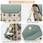 PALAY Sling Bag for Women with Magnetic Button Closure and 18×14×10cm Design | Black PU Crossbody Pouch