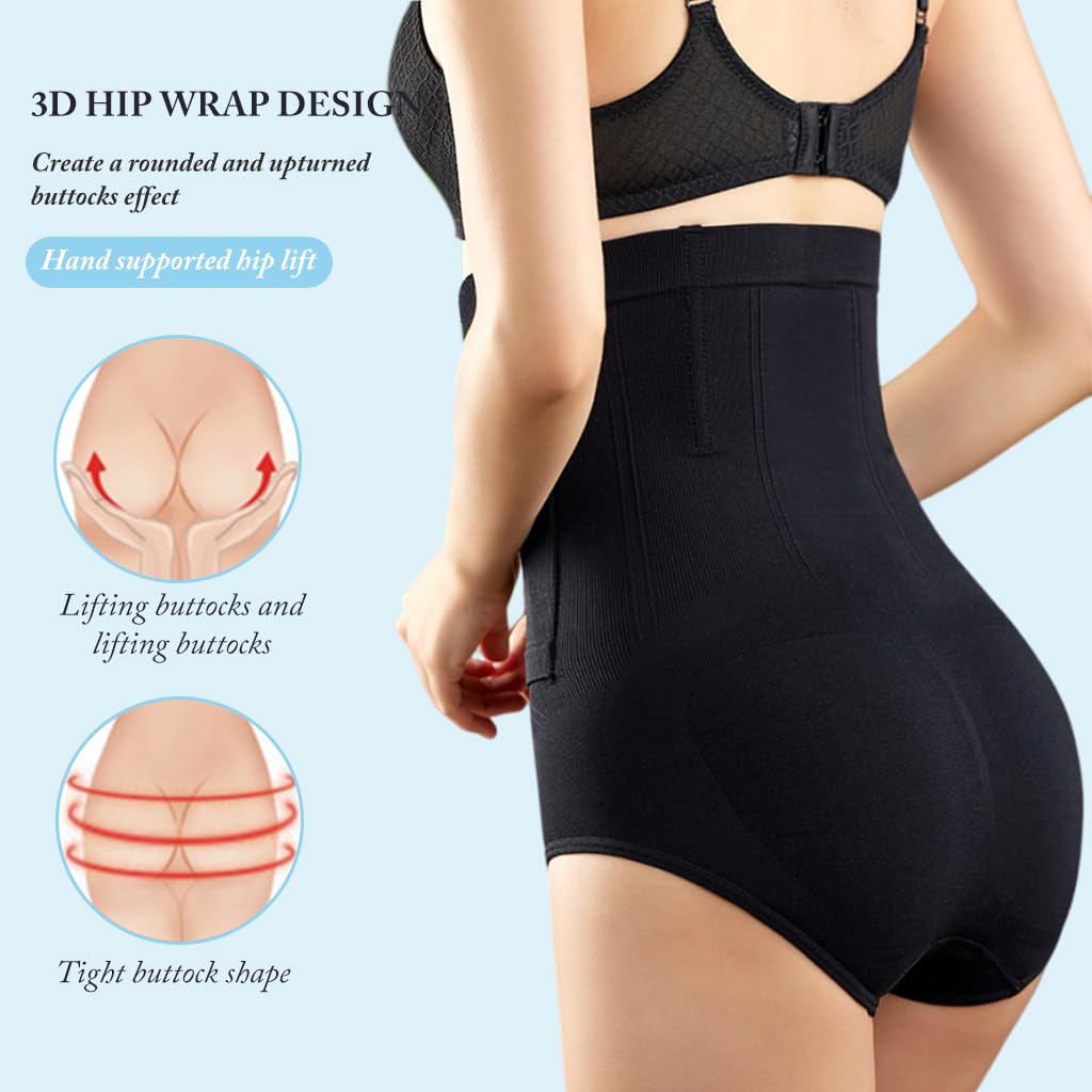 PALAY Women's Shapewear Underwear for Tummy Control featuring 3 Row Buckle & Neoprene Fabric