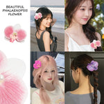 PALAY® 3Pcs Girls Barrettes Hair Clips Women Hair Clips Color Moth Orchid Barrettes for Girls Hair Clip Hair Accessories French Hair Clips Girls Fashion Floral Hair