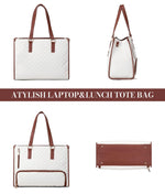 PALAY Tote Bag for Women with Insulated Lunch Compartment and Detachable Shoulder Strap | Travel and Office Use