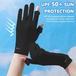 PALAY Sun Protection Gloves for Women with UPF 50+ and Non Slip Grip | Ice Silk Cooling 21cm Full Finger Design