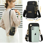 PALAY Small Cross Body Bag for Travel with 3 Layer Storage and Headphone Port | Nylon