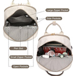 PALAY Laptop Backpack for Travel and School featuring USB Charging Port and Oxford Cloth Design