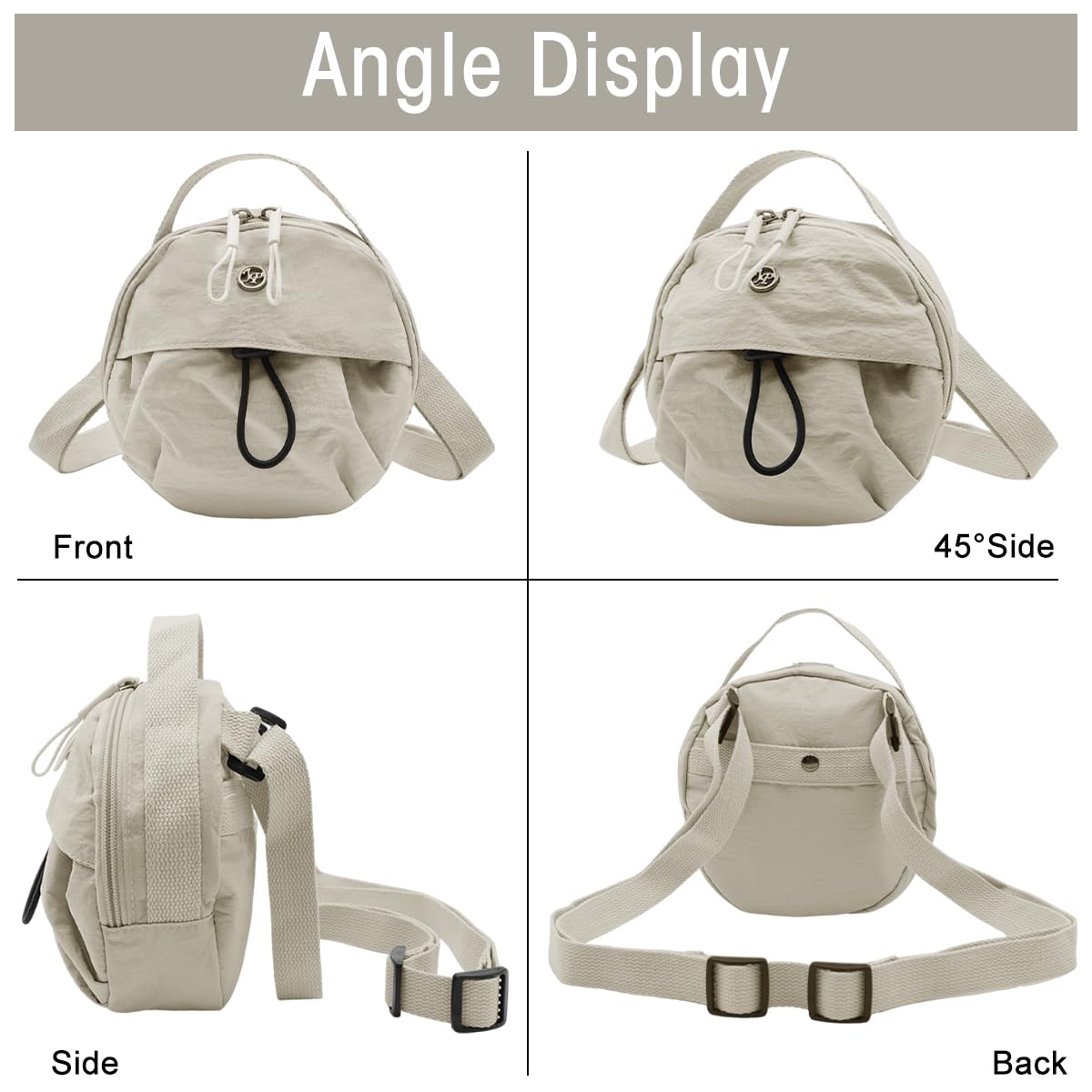 PALAY Crossbody Bags for Women 18x6x18cm with Dual Zipper Design Durable Nylon Sling | Stylish Everyday Carry