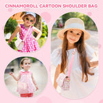 PALAY Sanrio Kawaii Melody Crossbody Bag for Girls with 20x15x7cm PU Design | Travel Satchel