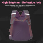 PALAY Unicorn Backpack for Schoolgirls featuring Double Layer Design and Waterproof Nylon | Ideal Gift for Girls Aged 4–6