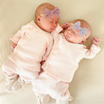 PALAY Bow Headband Set for Baby Girls featuring Soft Elastic Bands | 8PCS Multicolor Gift