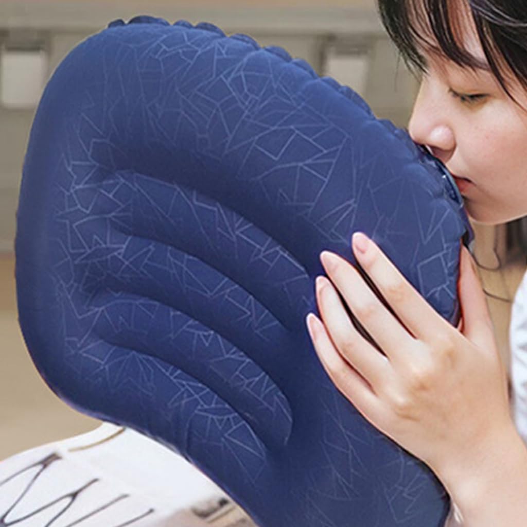 PALAY Inflatable Camping Pillow for Travel and Hiking featuring Easy Inflation & TPU Comfort | 40x31cm Ultralight Design