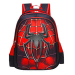 PALAY School Kids Backpack with 3D Batman Hard Shell and Padded Straps Red for 3–6 Years