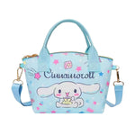 PALAY® Cinnamoroll Hand Bag for Girls Kawaii Cinnamoroll Shoulder Bag Mini PU Tote Bag with Removable Shoulder Strap Crossbody Bag Christmas Gift for Girls Birdthday Gift