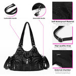 PALAY Hobo Purses for Women featuring Rivet Embellishments and 30x12x22cm Spacious Interior