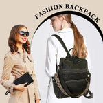 PALAY Backpack for Women with 3 in 1 Convertible Tote Design and Woven Shoulder Strap