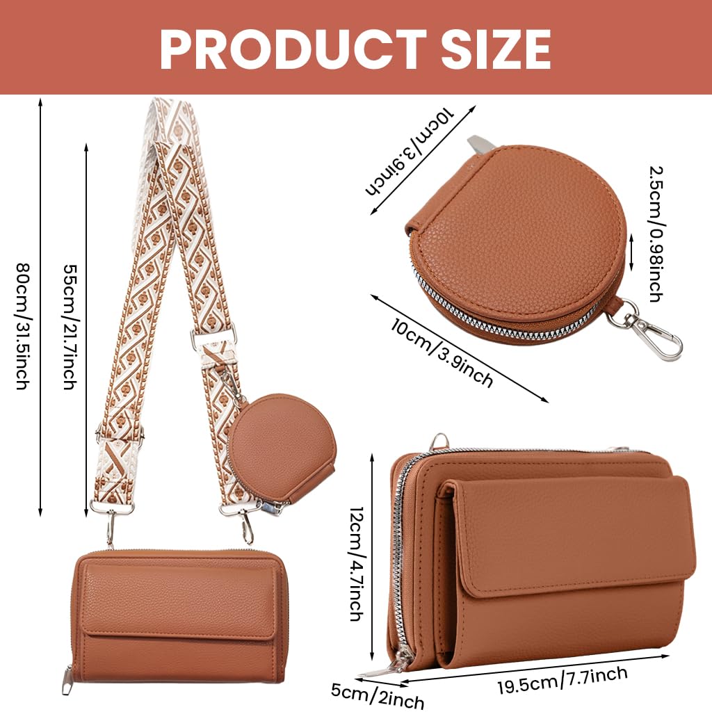 PALAY Crossbody Bag for Women featuring Adjustable Nylon Strap & PU Leather Design | Compact Phone and Card Organizer