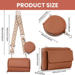 PALAY Crossbody Bag for Women featuring Adjustable Nylon Strap & PU Leather Design | Compact Phone and Card Organizer