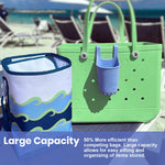 PALAY Shower Caddy Bag for Bathroom and Beach with Mesh Vent Holes 38x30x13 cm EVA
