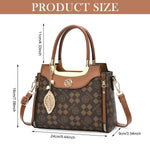 PALAY Women Handbag for Casual and Evening Use with Zip Up Closure and 25x12x20cm PU Design