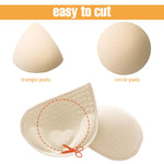 PALAY® Bra Pads Inserts, 2 Pairs Bras Inserts for Sports Bras, Bra Cups Inserts for Bikini Tops (Size M fits A/B cups)