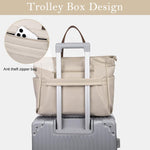 PALAY Tote Bag for Women 16.5 in Large Handbag with Removable Strap & Waterproof Oxford Fabric | Ideal for Office and Daily Use