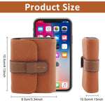PALAY Women's Card Holder Wallet with 18 Compartments and RFID Blocking PU Leather | Brown Travel Organizer