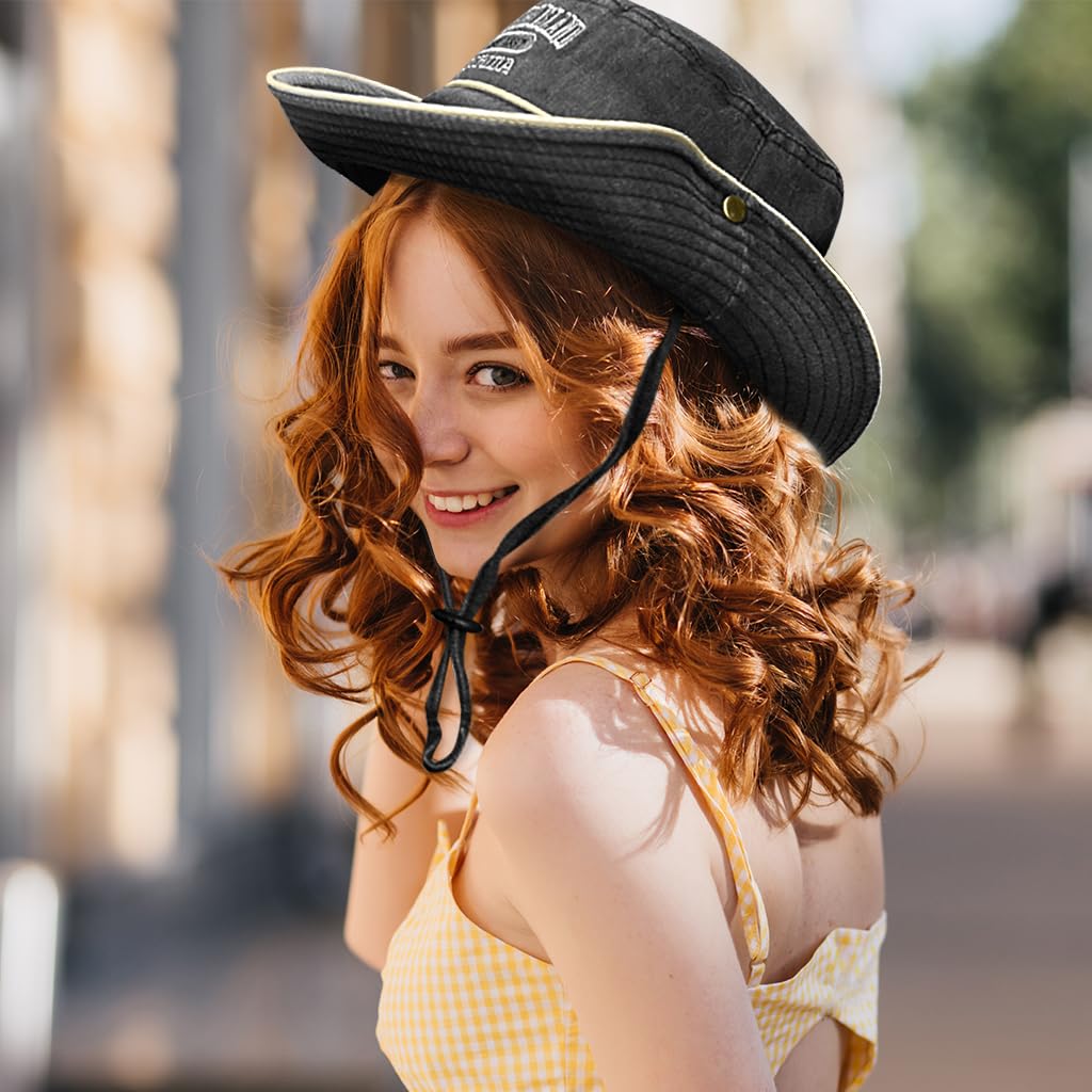 PALAY Sun Hats for Women with 9.5 cm Wide Brim and Detachable Neck Flap | Adjustable Fit for Outdoor Use