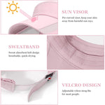 PALAY Sun Visor Hats for Women with Retractable Brim and Breathable Fabric | Adjustable Fit