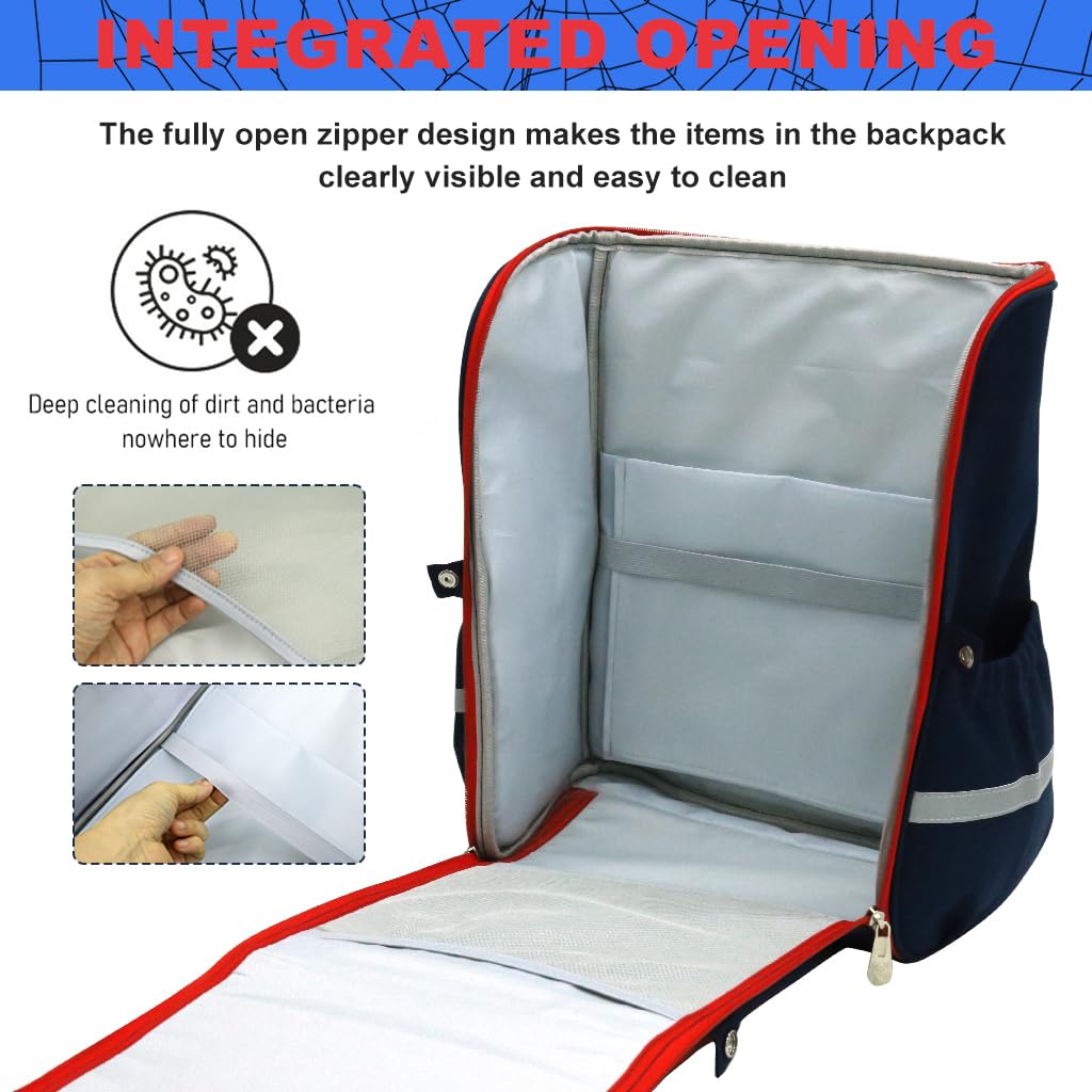 PALAY Kids School Backpack for Boys with 3D Back Support and Polyester Water Resistance