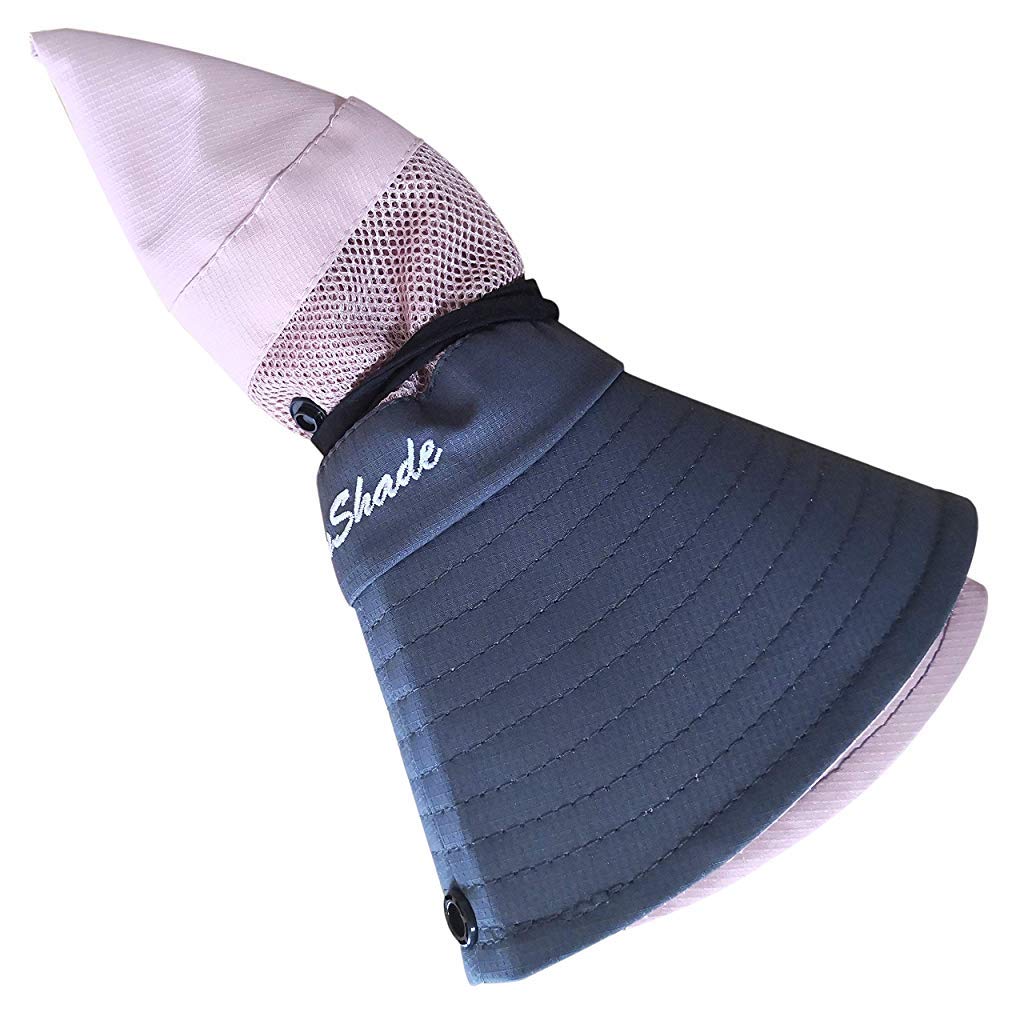 PALAY® Hat for Women Stylish Wide Brim Sun Hats for Women Summer Beach Hat with Ponytail Hole UPF 50+ UV Protection Mesh Bucket Packable Travel Cap Boating Fishing Outdoor X 2 Pink