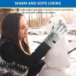 GUSTAVE® Winter Women Gloves Wool Fleece Liner Touchscreen Thermal Warm Outdoor Sports Thermo 2 PCS