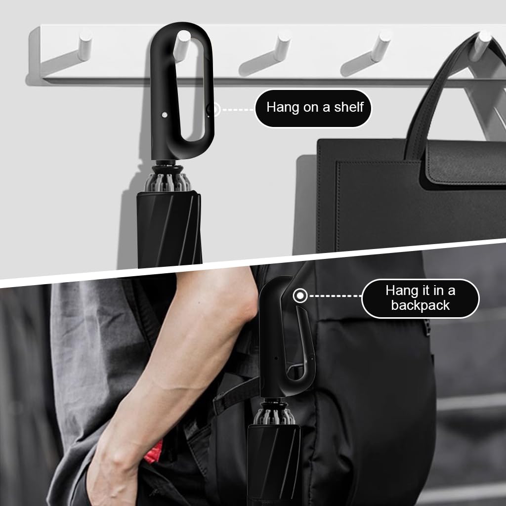 PALAY Umbrella for Travel and Commuting with 50 in Canopy and 10 Dual Ribs | Auto Open Close