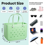 PALAY Shower Caddy Bag for Bathroom and Beach with Mesh Vent Holes 38x30x13 cm EVA
