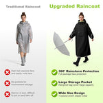 PALAY® High Collar Motorcycle Raincoat with Hood