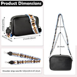 PALAY Crossbody Bag for Women with Adjustable Printed Strap and PVC Leather | 8.66x2.76x5.51 in