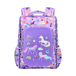PALAY School Bag for Girls featuring 39×29×17cm capacity with waterproof EVA design | Purple Backpack for Kids 5–10 Years