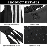 PALAY Crossbody Bags for Daily Use with Dual Zipper Design 35x12x22cm | Soft Nylon