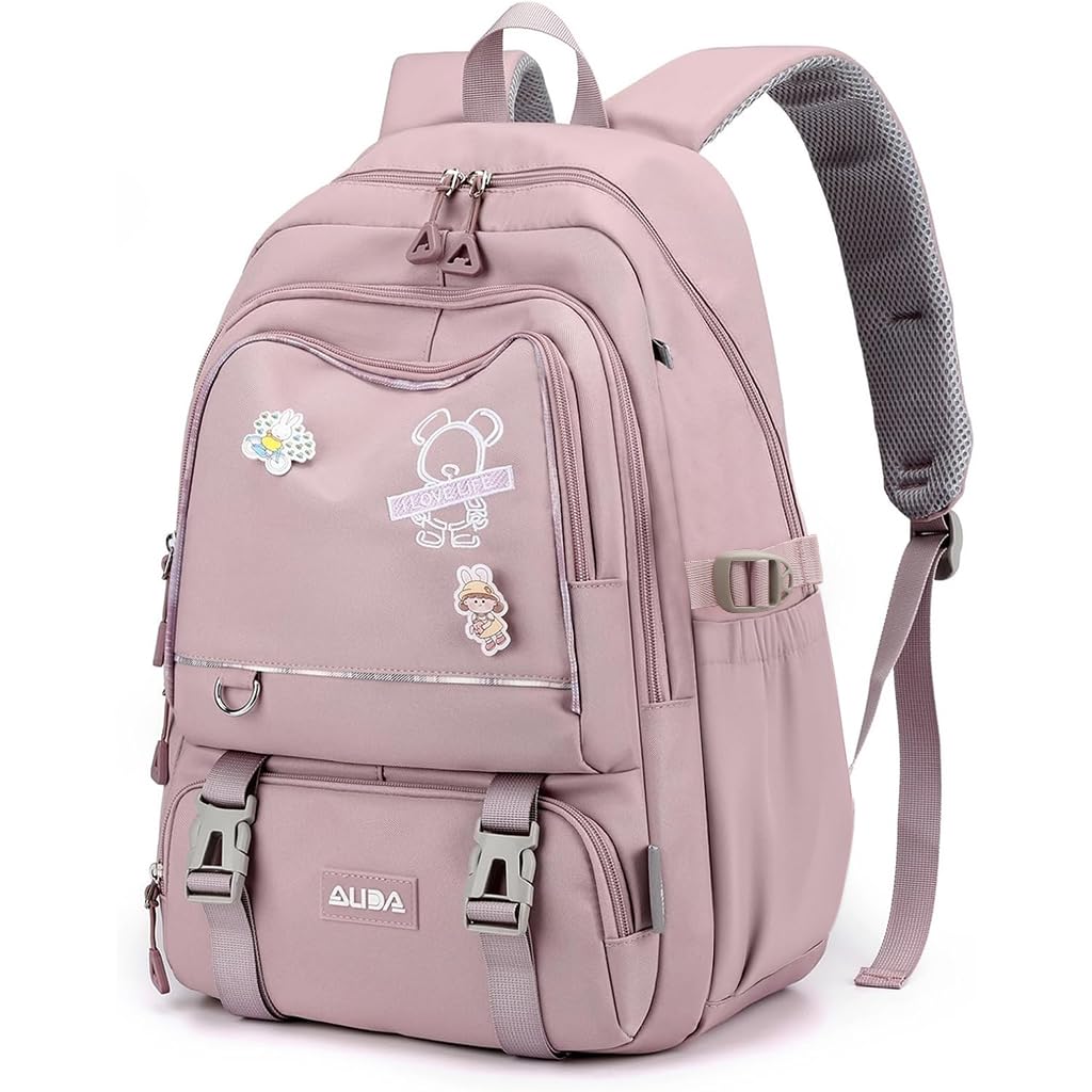 PALAY School Backpack for Teen Girls with Multi Compartment Design and Back Zipper Pouch