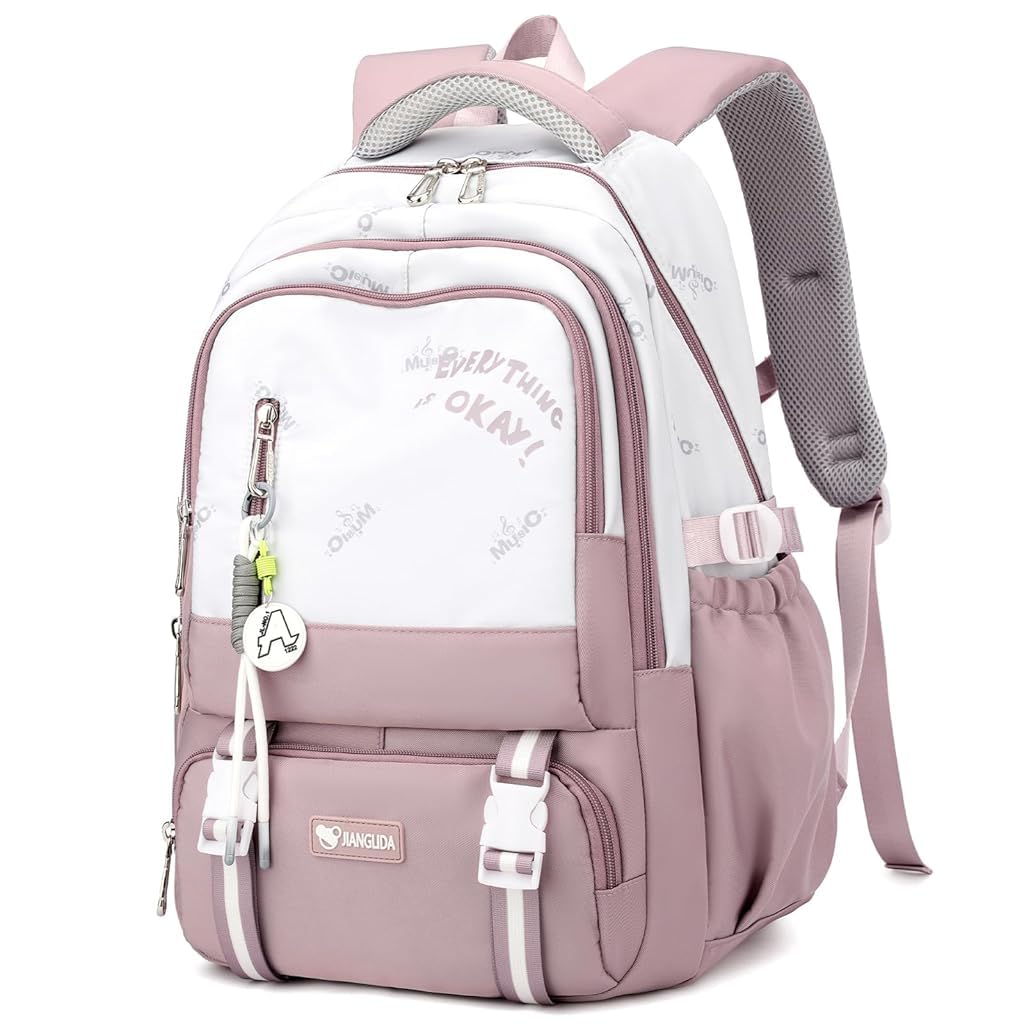 PALAY® School Backpack for Girls Teenager School Bag Large Stylish Daypack Fits 16 Inch Laptop Casual Backpack Suitable for Trolley