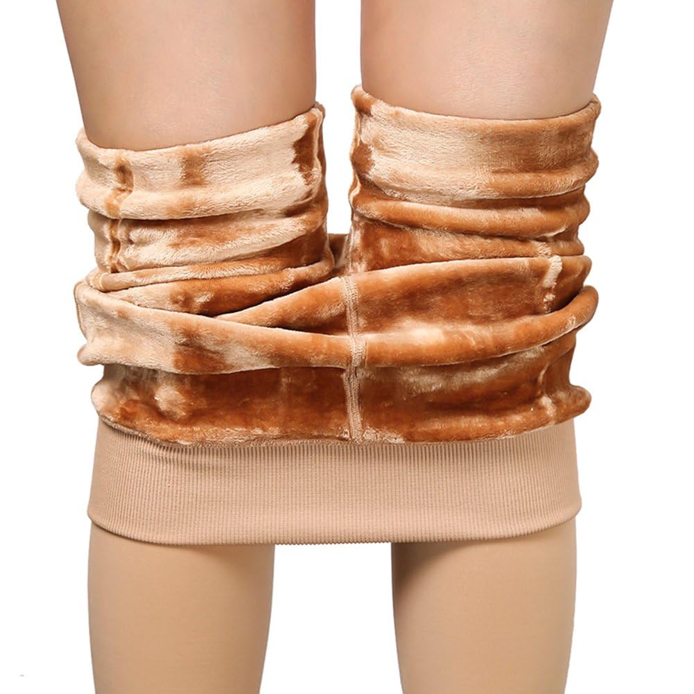 PALAY Women's Opaque Fleece Lined Tights for Winter Warmth with High Waist Fit | Sheer Look