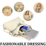 PALAY Tote Bag for Women with Convertible Shoulder and Backpack Design in Beige | PU Hobo Style