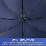 PALAY Umbrella for Men with 132cm Canopy and Auto One Touch Open | 8 Fiberglass Ribs