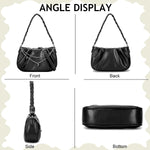 PALAY Shoulder Bag for Women with Zippered Crossbody Strap and 21x10x14cm Size | PVC Tote featuring Glossing Bow Charm