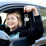 PALAY Key Chains for Bikes and Best Friends featuring Stainless Steel 2pcs Set | Gift for Grey’s Anatomy Fans