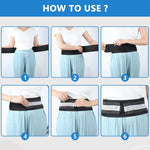 HANNEA® Adjustable SI Joint Belt for Hip, Pelvic & Lower Back Support Size L