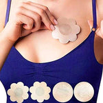 PALAY® House of Quirk Women's Self Adhesive Nipple Breast Covers Sexy Breast Pasties Adhesive Bra Disposable (Beige)