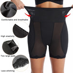 PALAY Hip Pads for Women with 2 Insert Pads and High Waist Dacron Shapewear 70cm Black