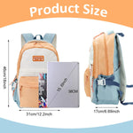 PALAY Backpack for Women featuring Dual Main Zipper Compartments and Padded Straps | Nylon School and Travel Bag