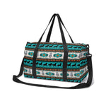PALAY Gym Bag for Travel and Workouts with Dual Zipper 17.6x9x9 in Nylon | Green Weekender