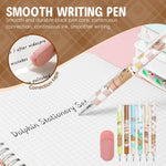 PALAY® Capybara Stationery Set for Students & School Gift, 64 Pcs Adorable Cartoon Supplies with Pens, Pencil Bag, Stickers, Correction Tape, Sticky Notes & Capybara Backpack Charm