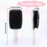 PALAY® Women Paddle Hair Brush Paddle Hair Brush Kawaii Cartoon Paddle Hair Brush Soft Touch Scalp Massager Detangler Hair Brush Hair Styling Brush, 8.2x3.1 Inches