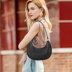 PALAY PU Hobo Bag for Women with Zip-up Closure and 24x7.5x25cm Compact Design | Evening & Casual Use