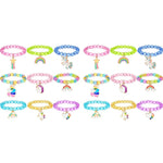 PALAY Unicorn Bracelet Set for Kids with 9 Pieces Crystal Beads Jewellery | Gift for Girls